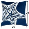Seastar Starfish Pillow Cover - Indigo - Image 3