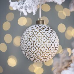 Christmas Ball Ornaments, Glass Decorative Hanging Ball Christmas Tree Ornaments For Holiday Party Decorations (Set of 6) - Multicolor