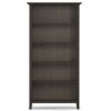 Amherst - Transitional 5 Shelf Bookcase - Brown - Image 2