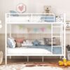 Full Over Full Metal Bunk Bed - White - Image 11