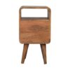 Mini Lille Curved Nightstand - Oak - Image 5