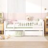 Full Size Daybed Bed With Two Drawers - White - Image 12