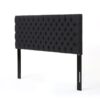 Annecy - Contemporary Upholstered Full / Queen Fabric Headboard - Charcoal Gray - Image 7