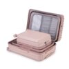 20" / 24" / 28" 3 Pieces / Set Spinner Wheel Luggage, Carry On Suitcase, With Cup Holder & USB Port & Phone Holder - Pink - Image 20