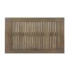 Acacia Wood Outdoor Coffee Table, Rectangular Patio Coffee Table For Outside - Gray - Image 9