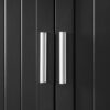 Freestanding Tall Bathroom Cabinet With Soft Close Doors And Adjustable Shelves - Black - Image 16
