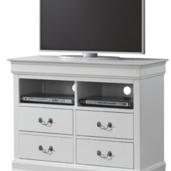 Charming Media Storage Unit - White