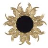 Sunburst Metal Decorative Mirror With, Boho Wall Decor Sun Mirror For Living Room Bathroom Enterway - Gold - Image 8