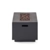 Contemporary Outdoor 40, 000 Btu Propane Fire Pit - Dark Gray - Image 11