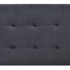 Sleek Contemporary Upholstered Ottoman - Black - Image 3