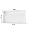 6 Drawer Double Dresser For Bedroom Living Room Hallway - White - Image 6