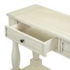 Console Table Long Console Table With Drawers And Shelf For Entryway, Hallway, Living Room - Antique White - Image 17