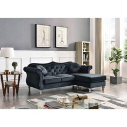 Hollywood - Sofa Chaise - Black