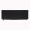 Modern Scandi Fluted Door Sideboard - Black - Image 2