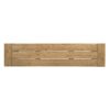 Outdoor Bench With Slat Panel Design And Frame - Natural / Gray - Image 6