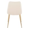 Giovanni - Contemporary / Dining Chair (Set of 2) - Gold / Cream - Image 5