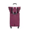 3 Piece Set (18/Travelbag /Toiletry Bag), Softshell Suitcase Spinner Wheels Terylene Polyester Luggage Sets Carry On Suitcase Luggage Lightweight Durable Suitcase - Wine Red - Image 7