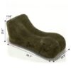Creative Bean Bag Sofa Chair With High Quality Sponge Filling - Olive Green - Image 3