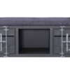 Cargo - Bench With Storage - Gray / Gunmetal - Image 9