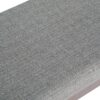 Chanelle - Mid Century Ottoman Bench - Pebble Gray - Image 4