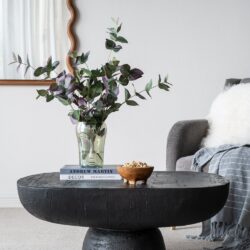 Oval Coffee Table - Black