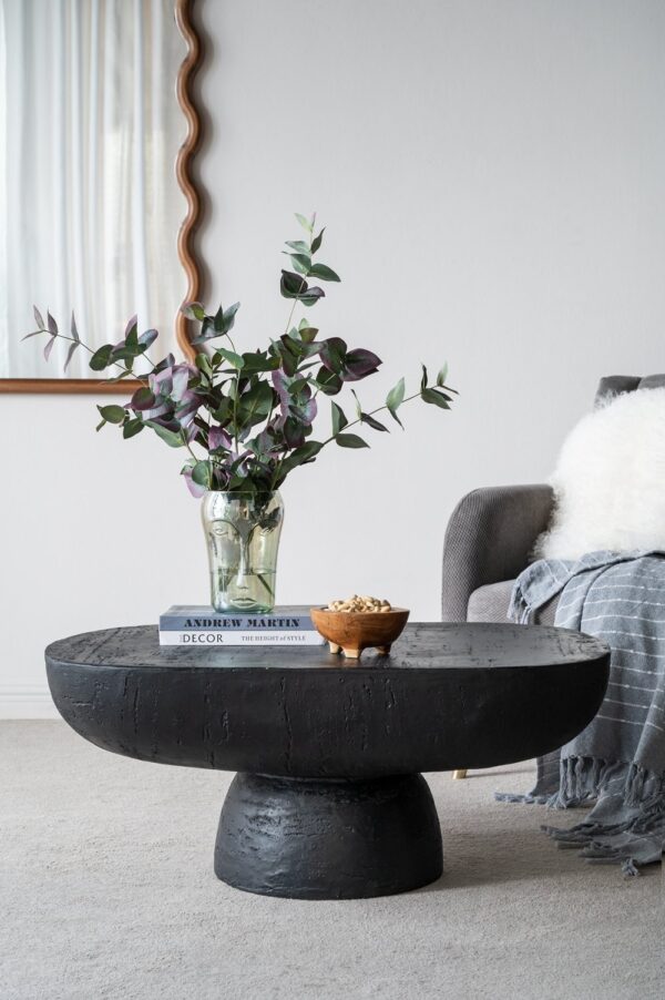 Oval Coffee Table - Black
