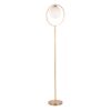 Moon - Contemporary Floor Lamp - Gold / Frosted - Image 4