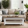 Hampton - Hampton - Coffee Table - Jasmine Whitewash / Barnwood - Image 8