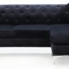 Pompano - Sofa Chaise - Black - Image 2