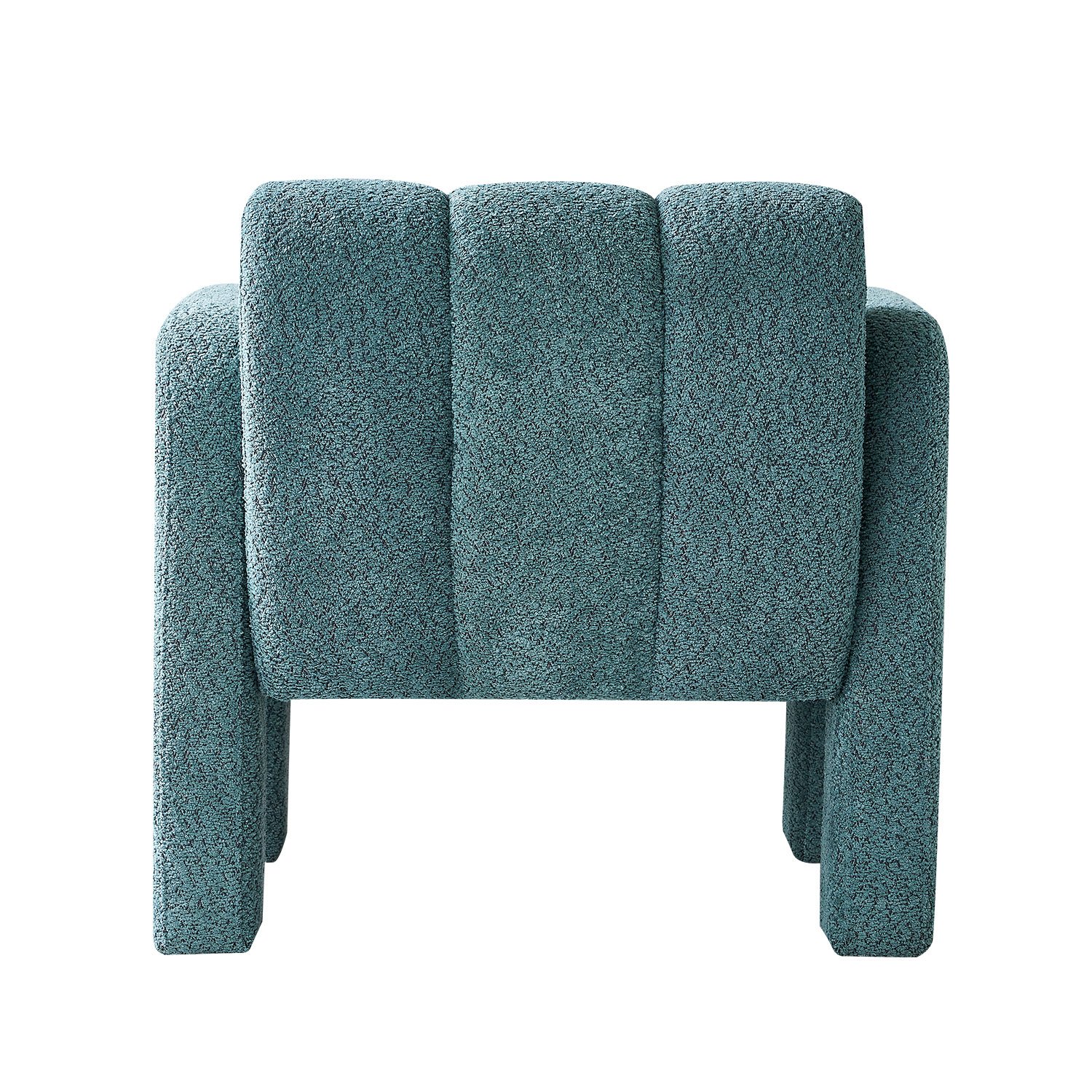 31.10" Wide Boucle Upholstered Accent Chair - Green - Image 7