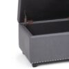 Hamilton - Storage Ottoman - Stone Gray - Image 6