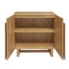 2 Door Cabinet, Suitable For Bedroom - Natural - Image 15