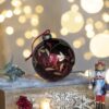 Christmas Ball Ornaments, Decorative Hanging Ball Christmas Tree Ornaments, For Holiday Party Decorations (Set of 6) - Red - Image 3