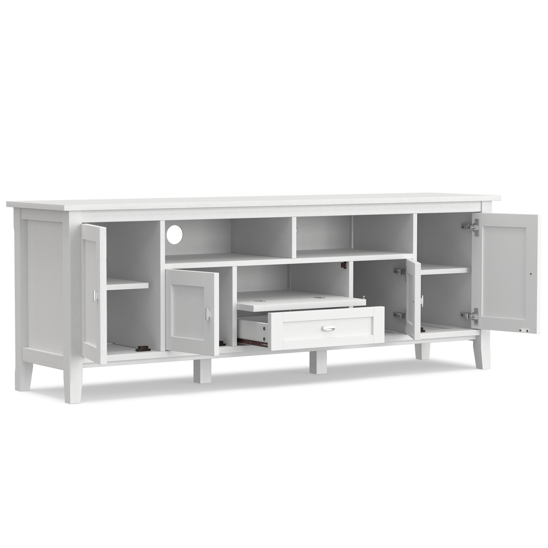 Warm Shaker - TV Media Stand - White - Image 3