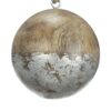 Christmas Ball Ornaments, Wood Decorative Hanging Ball Christmas Tree Ornaments For Holiday Party Decorations (Set of 4) - Brown - Image 20