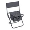 Folding Outdoor Chairs With Storage Bag, Portable Chair For Indoor, Outdoor Camping, Picnics And Fishing (Set of 2) - Gray - Image 7