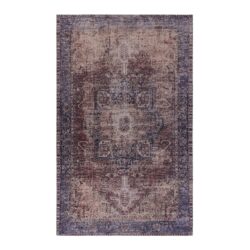 Maval - 2' X 3' Washable Area Rug - Burgundy
