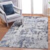 Payas - 5' X 7' Abstract Area Rug - Gray / Denim - Image 2