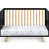 Livia - 3 In 1 Convertible Island Crib - Black, Natural - Image 3