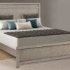 King Panel Bed - Light Gray - Image 5