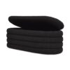 Fuji - Upholstered Oval Storage Bench - Ebony Black - Image 4