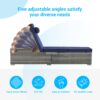 Outdoor Sofa Pe Rattan Furniture Deck Chair - Gray - Image 3
