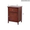 Izzy - Nightstand For Modern Spaces - Cherry - Image 3