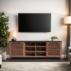 Graceland - TV Stand Console For TVs Up To 95" - Black, Bourbon