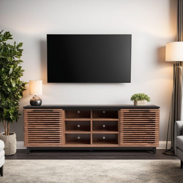 Graceland - TV Stand Console For TVs Up To 95" - Black, Bourbon