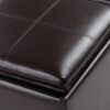 Avalon - 5 Piece Storage Ottoman - Tanners Brown - Image 7