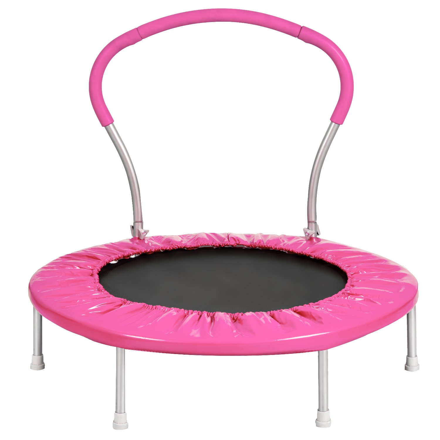 Trampoline With Handle (Pi)-Metal - Pink - Image 3