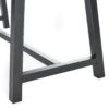 Rustic Outdoor Sandblast Acacia Wood Dining Table - Light Gray / Black - Image 10