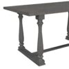 6 Piece Dining Table And Chair Set With Special-Shaped Legs And Foam-Covered Seat Backs&Cushions For Dining Room - Gray - Image 9