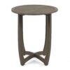 Hermosa - Rustic Circular Bistro Table - Gray - Image 5